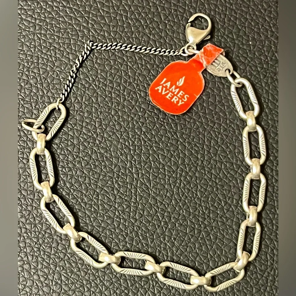James Avery Small 7” Ornate Links Charm Bracelet NWT - Picture 4 of 4